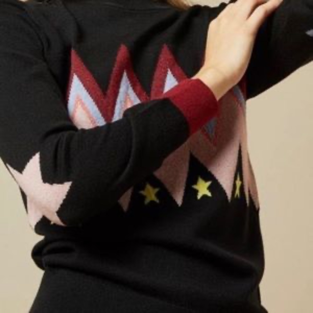 Ted Baker ROSSINO Novelty Black Jumper